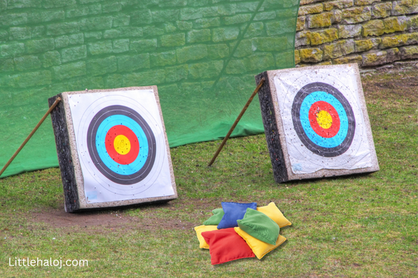 Bean bag archery game