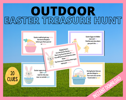 Outdoor Easter Treasure Hunt