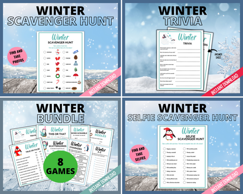 Printable Winter Games