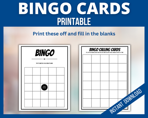 Blank Bingo Cards