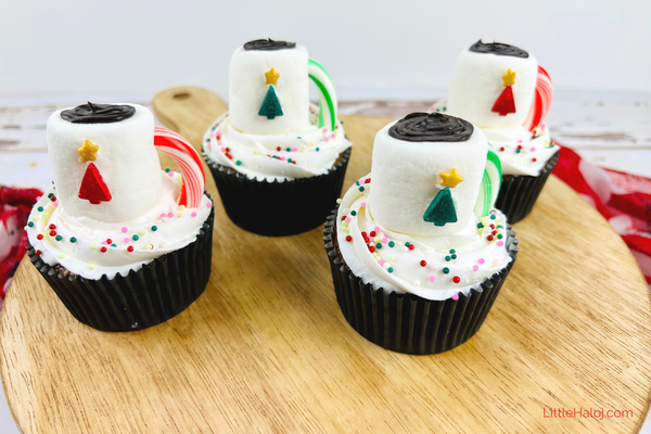 Christmas Gingerbread Cupcakes