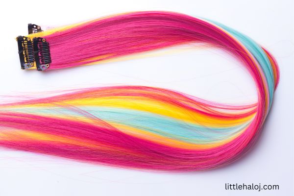 Colorful Clip In Hair Extension