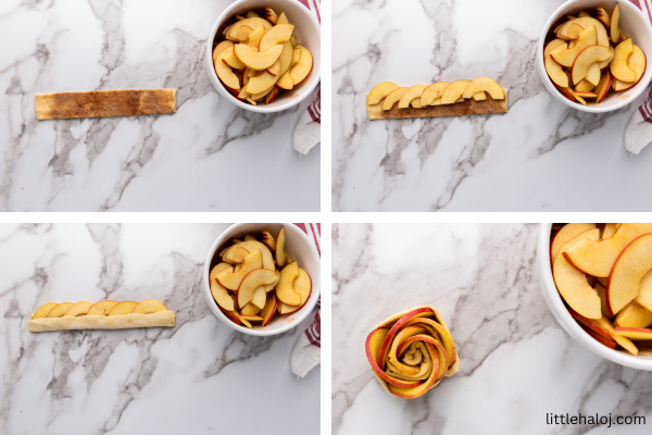 Puff pastry Apple Roses