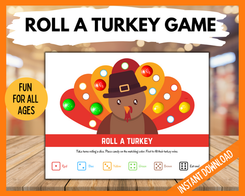 Roll a Turkey Game