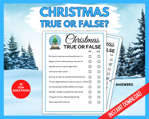 Christmas True or False