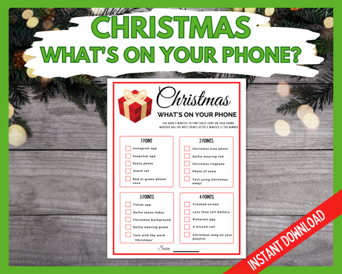 Christmas Whats on your phone