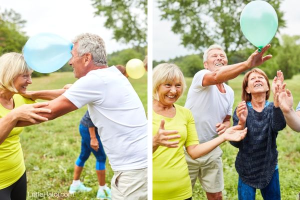 Senior Balloon Games