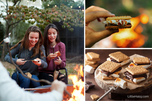 S'mores camping