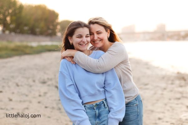 Mom and Teen Daughter