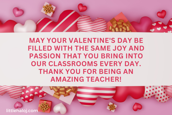 Valentines Quotes for teacher