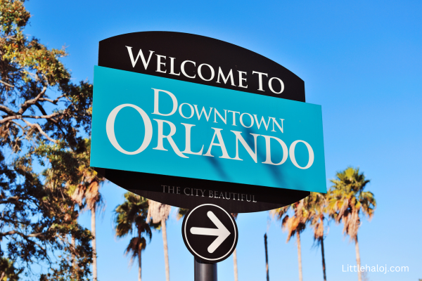 Welcome to downtown Orlando sign