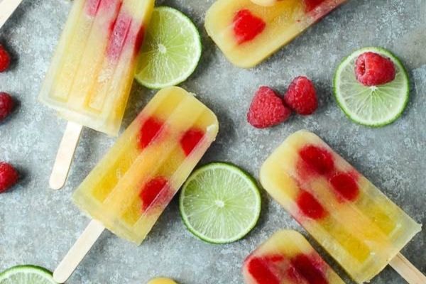 Coconut Water Pineapple Popsicles