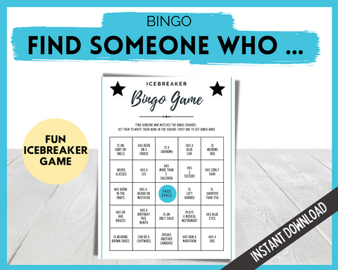 Bingo Icebreaker Game