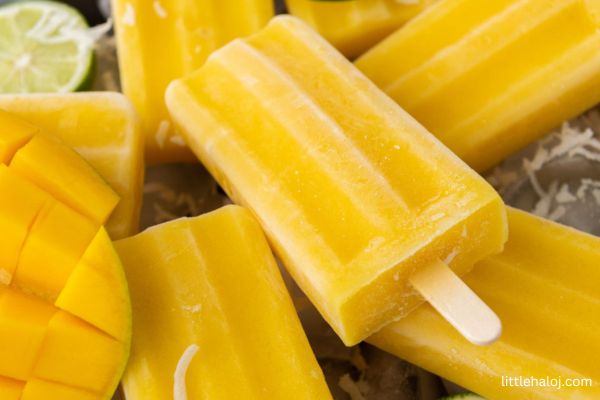 mango lime popsicles