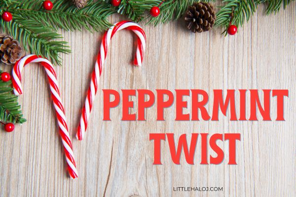 Peppermint Twist Party sign