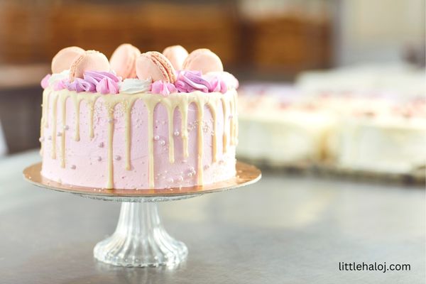 Pastel Colored Birthday Cake