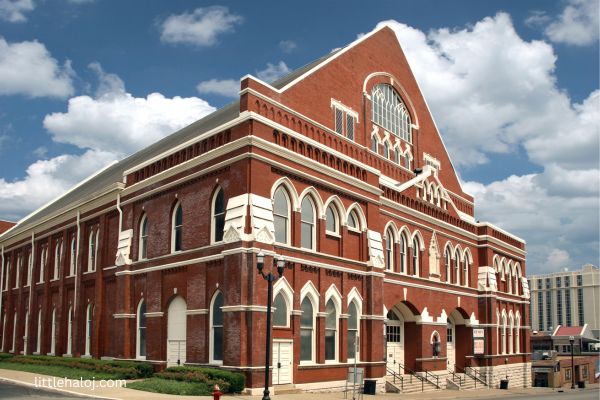 The Ryman Auditorium is a historic music venue in Nashville that was once home to the Grand Ole Opry.