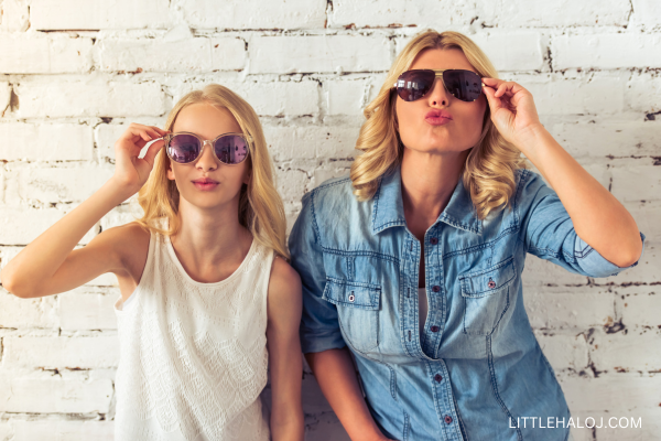 Mom and daughter