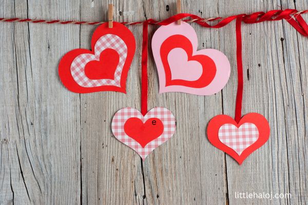 DIY Heart Garland