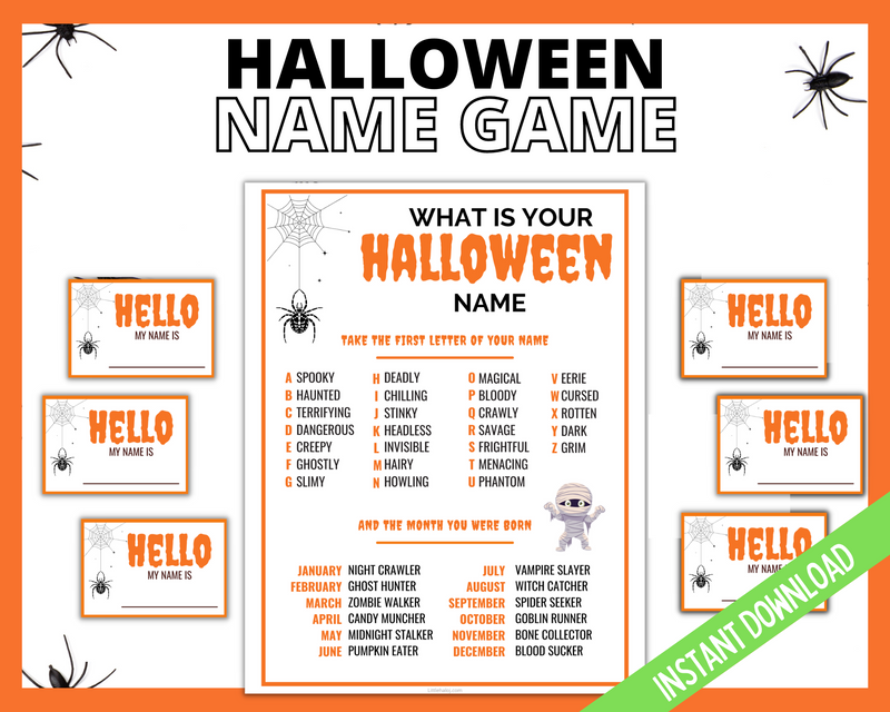 What's Your Superhero Name Printable Instant (Download Now) 