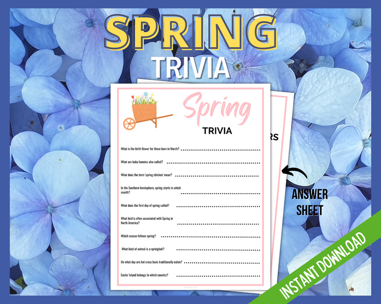 Test Your Knowledge with These Spring Trivia Questions | LittleHaloJ