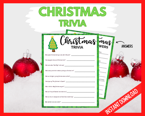 Christmas Trivia Game