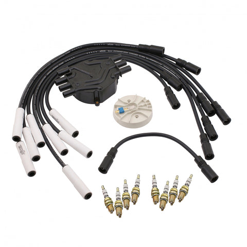 Accel Spark Plug Wire Set, Universal, 90 Deg White Ceramic Boots