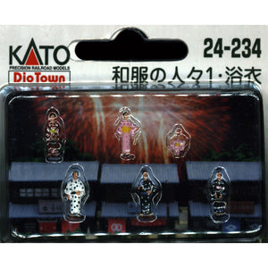24-234 Japanese Clothes People 1 - Yukata: Kato Finished product N (1:150)
