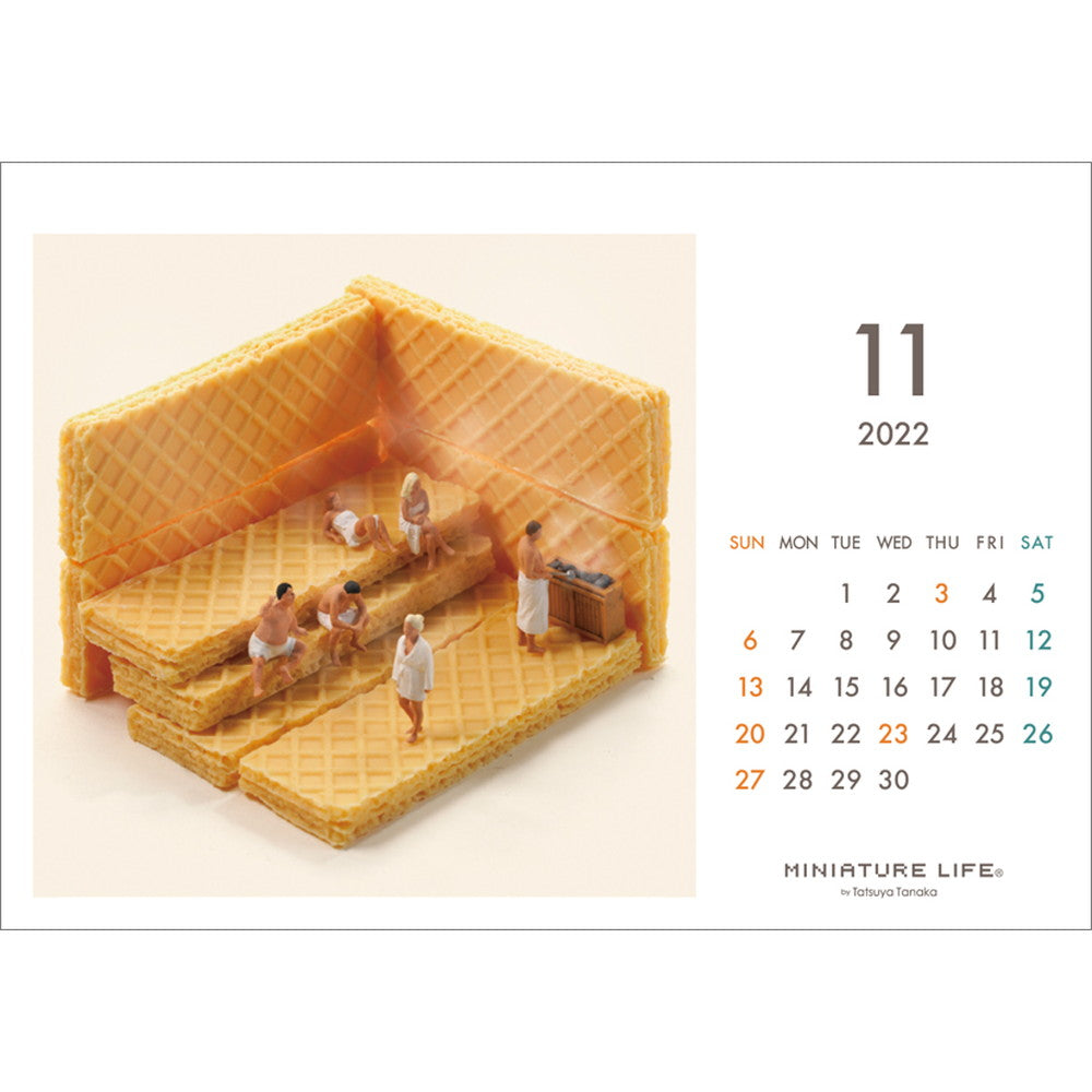 Desktop Calendar MINIATURE LIFE CALENDAR 2022.4-2023.3 : Miniature Lif –  Sakatsu Global