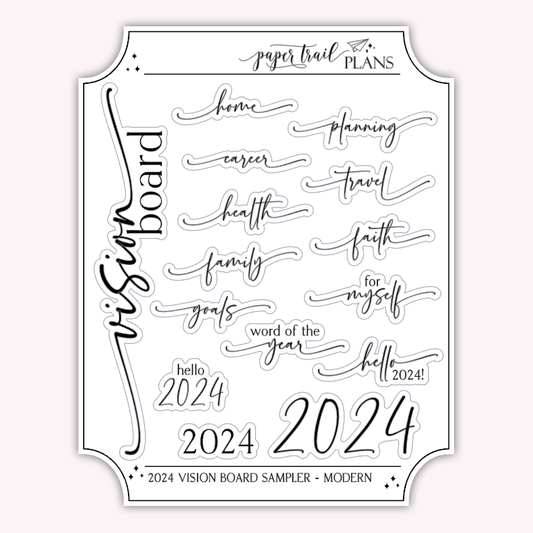 2024 Vision Board Script Sampler – Paper Trail Plans