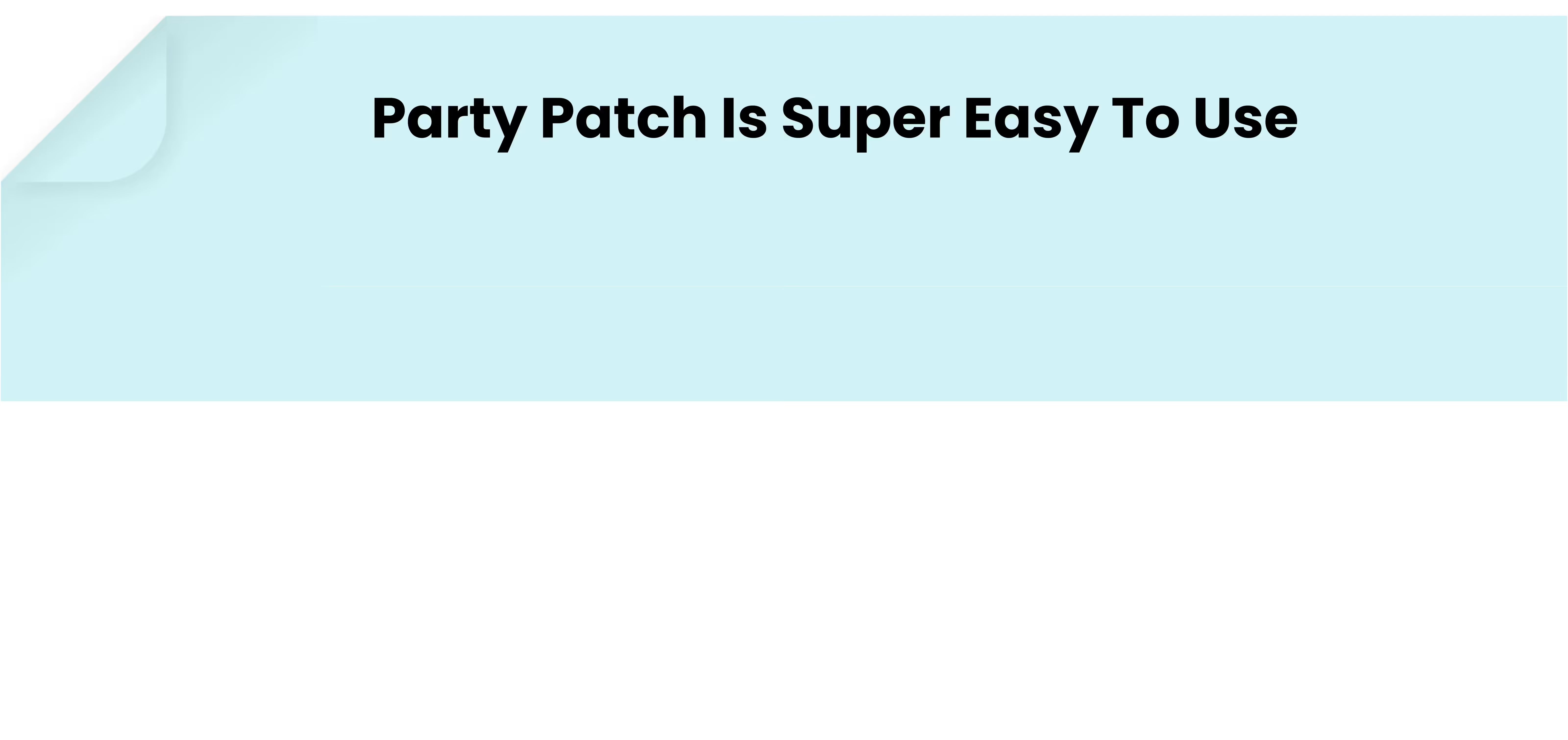 Party Patch - Party Patch is the ultimate hangover defense. Apply tonight.  Win tomorrow! #partypatch
