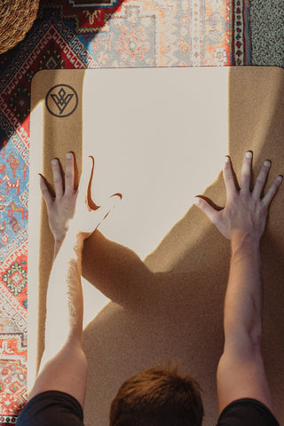 Flux Cork Yoga Mat New Yoga Mat Care Cleaning Storage Breaking in Using cork yoga mat