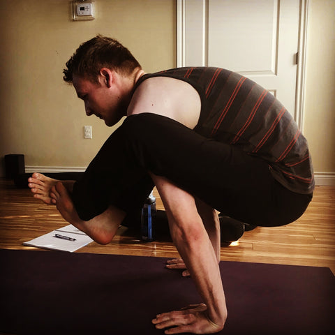 Pec Minor Stretch Bhujapidasana arm balance yoga