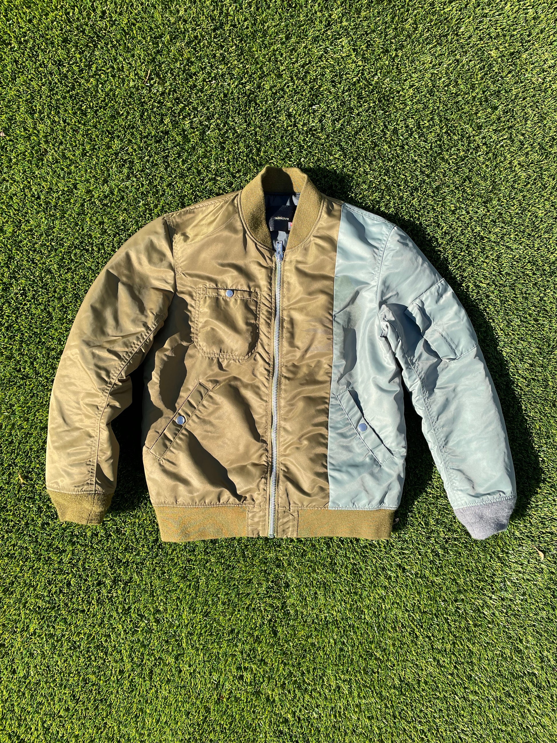 FW15 “No (B)orders” Undercover Two Tone Bomber Jacket –