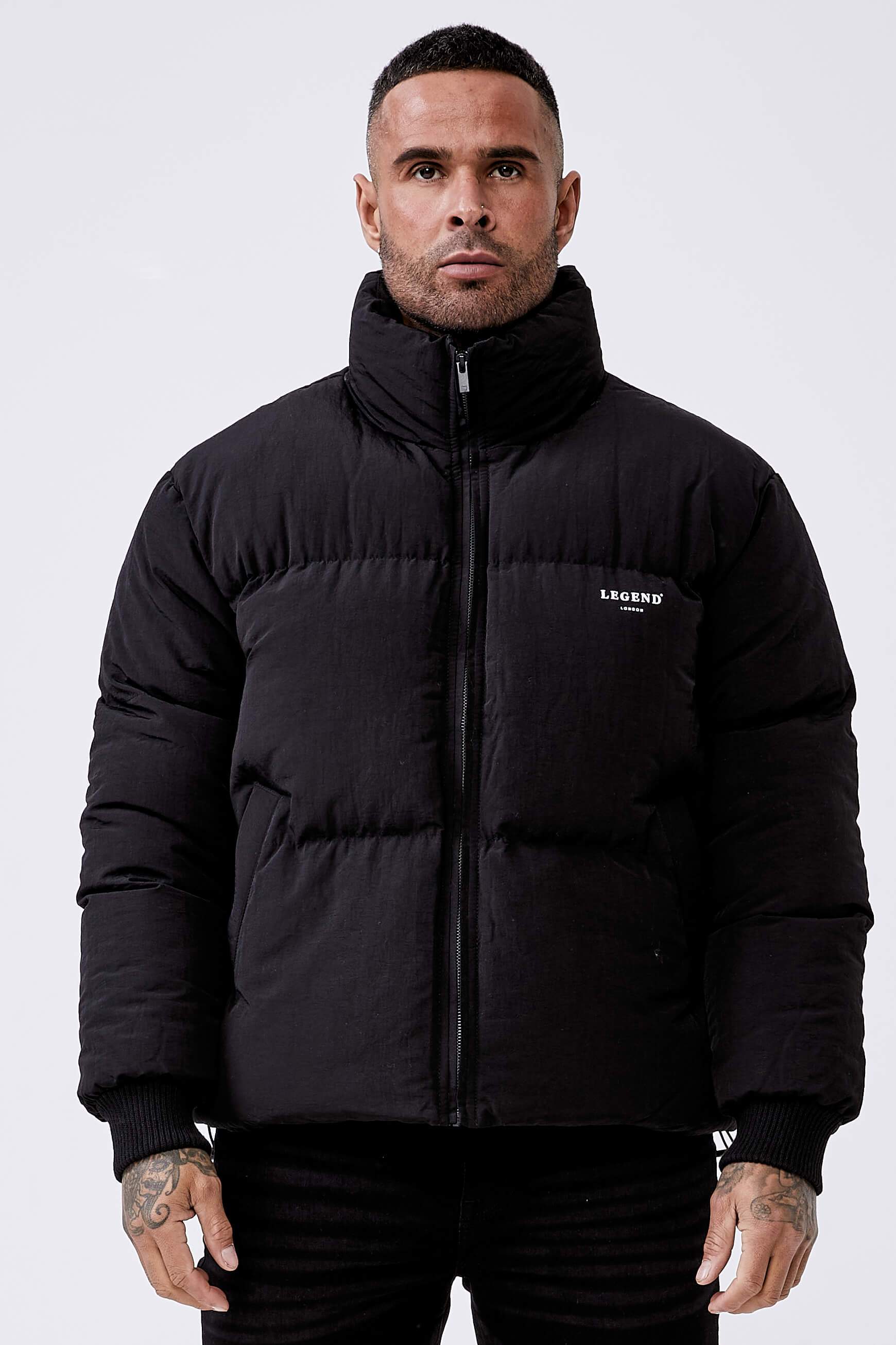 Puffer Jacket - Black - legendlondon product image