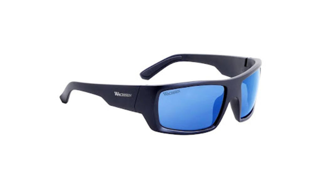 The Wachsen Optical with Blue Grow Lenses with a brand logo on the frame and lenses