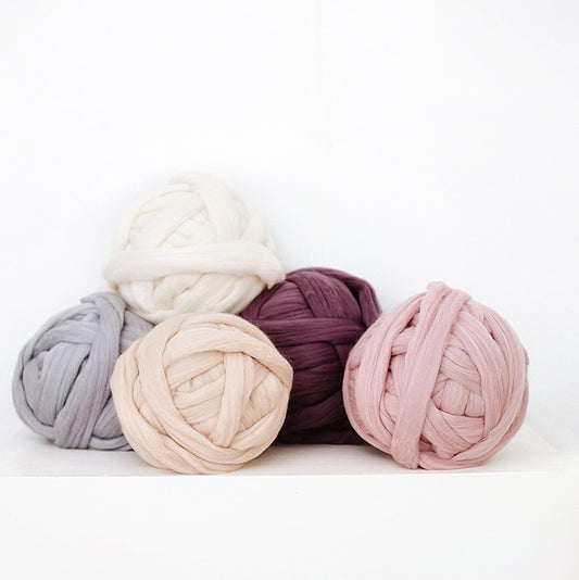 8 lbs Pounds White Wool Roving Chunky Yarn, Jumbo Yarn, Big Yarn, Gian –  Shep's Wool