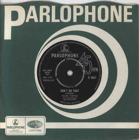 Shane Fenton & The Fentones Don't Do That UK 7" vinyl single (7 inch record / 45) R5047