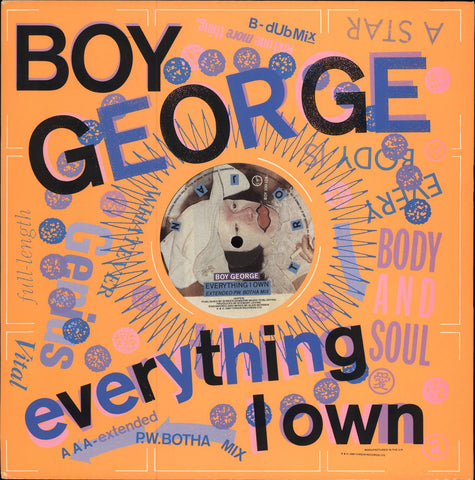 Boy George New, Cheap & Rare Vinyl Records, CDs, LP Albums