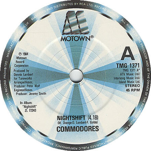 Commodores- Night Shift (1985) 