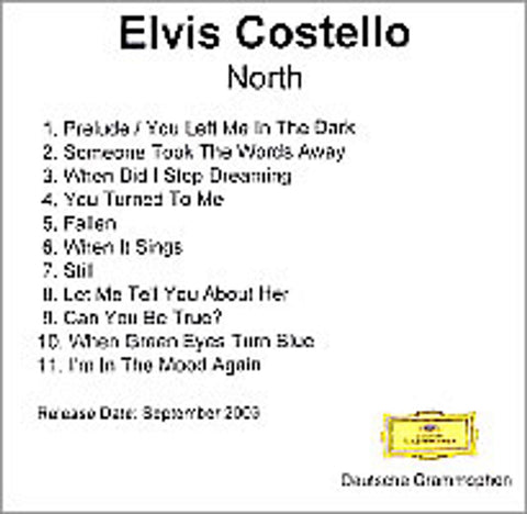 images of elvis costello north cd