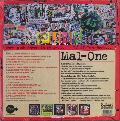 MAL-ONE Punk Rock Is Back! UK Vinyl LP — RareVinyl.com