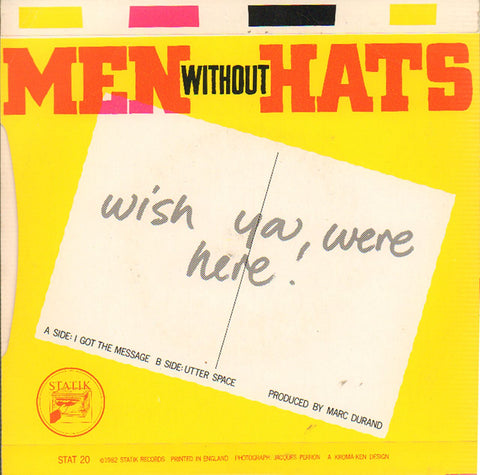 Men Without Hats Music Catalogue of Rare & Vintage Vinyl Records