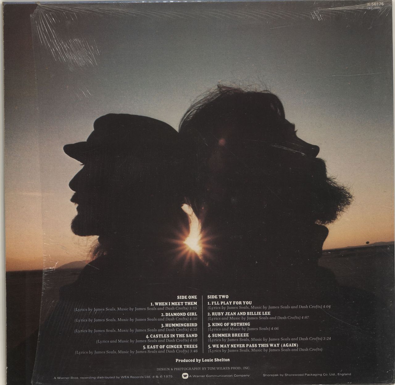 Seals & Crofts Greatest Hits UK Vinyl LP — 