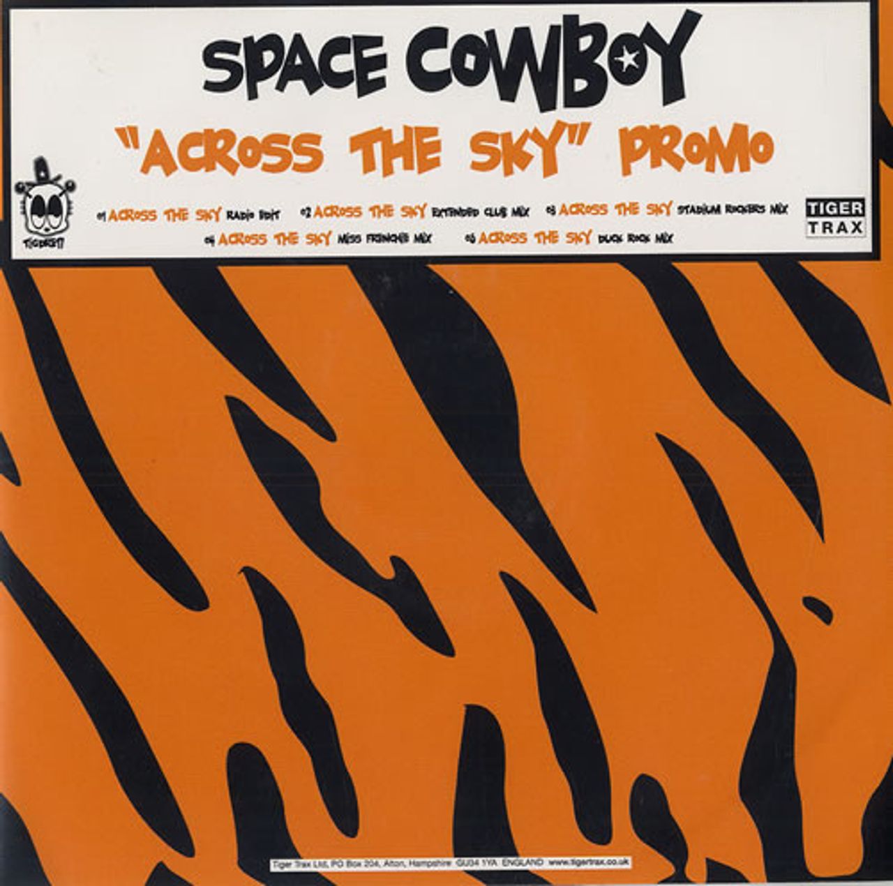 Space Cowboy Across The Sky UK Promo CD-R acetate — 