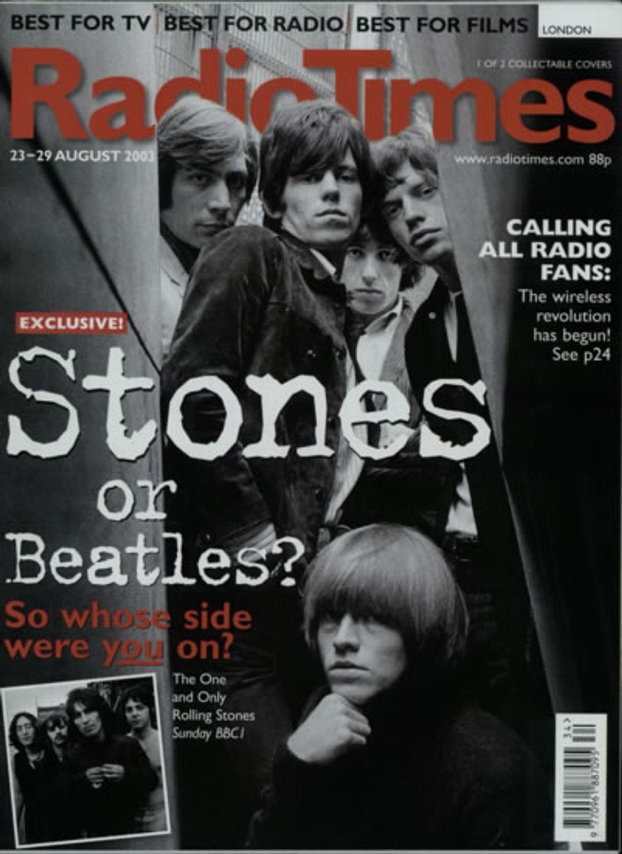 The Beatles Radio Times - 23-29 August 2009 - Two Issues UK Magazine —  