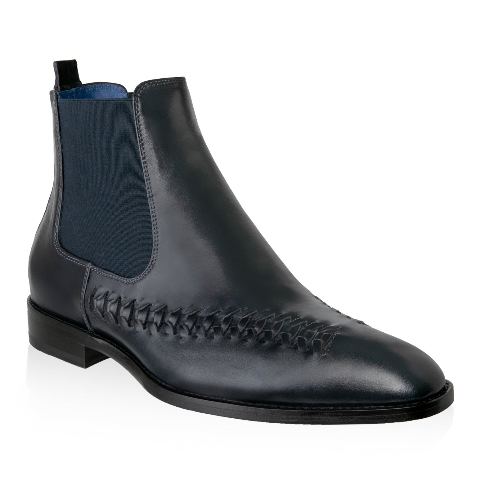 Pointy-toe Flat Mule in Calfskin with Slit – Jacob Madani