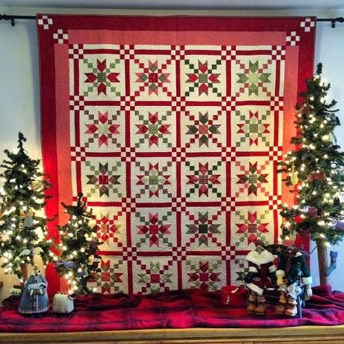 Christmas Star CLA2110141Q Quilt Blanket