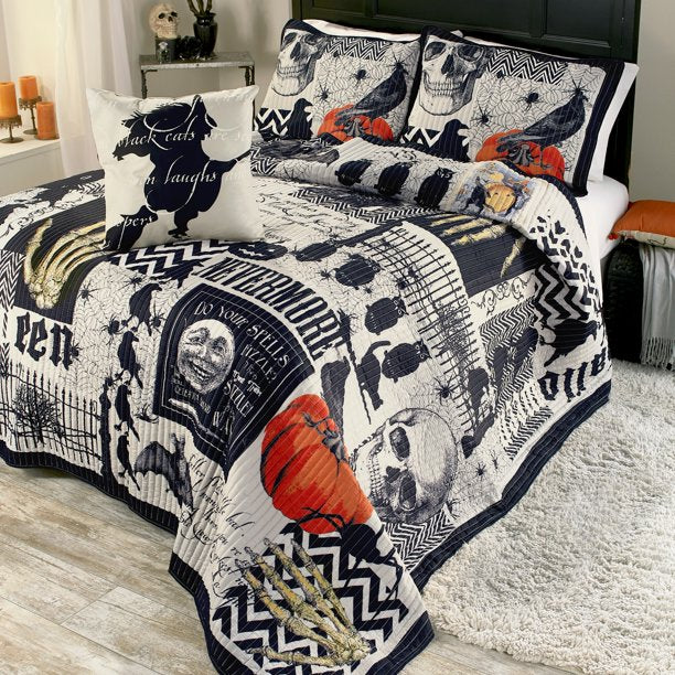 Halloween CLM240729 Quilt Bed Set