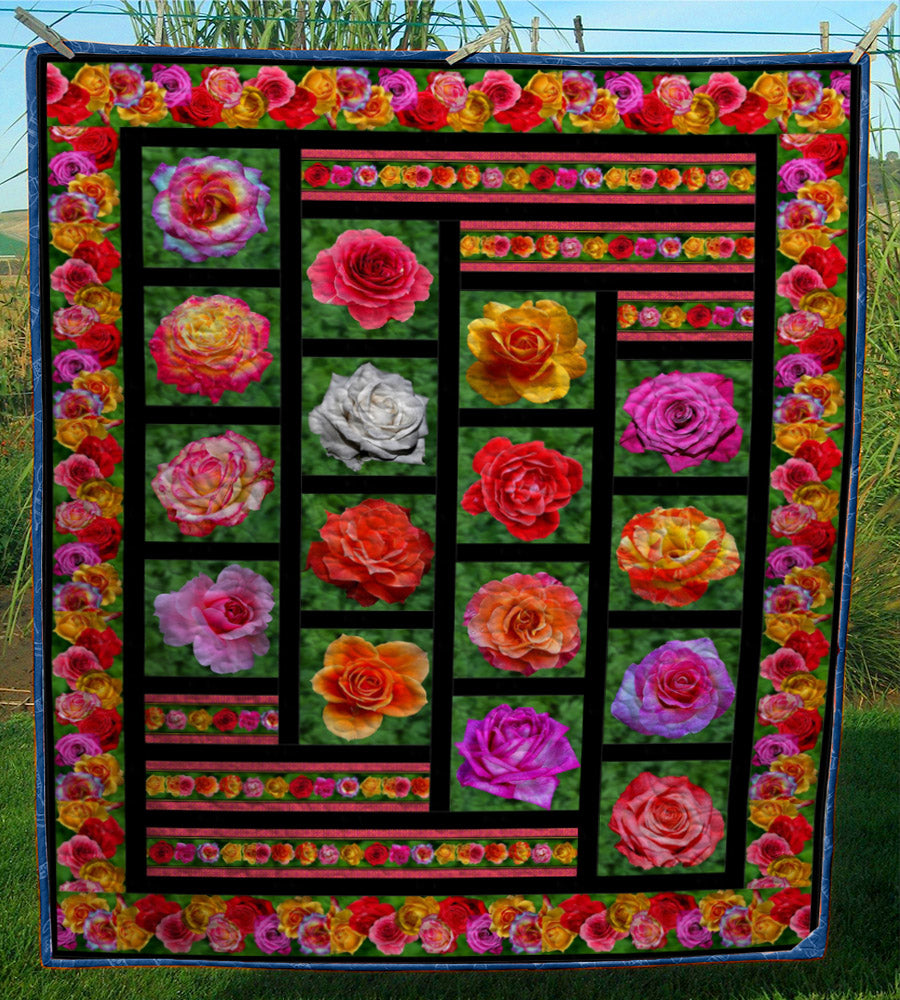 Rose CL24100264MDQ Quilt Blanket